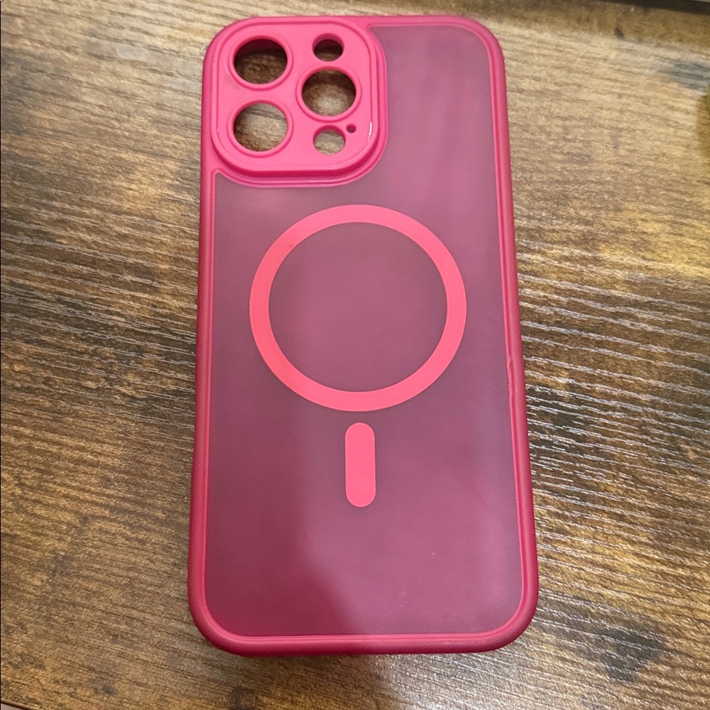 Pink MagSafe Compatible iPhone 16 Pro Max Case